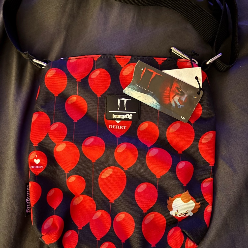 Loungefly IT Red Balloon Pattern Bag